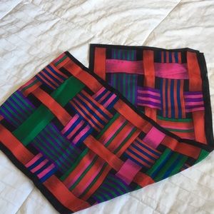 Echo silk scarf